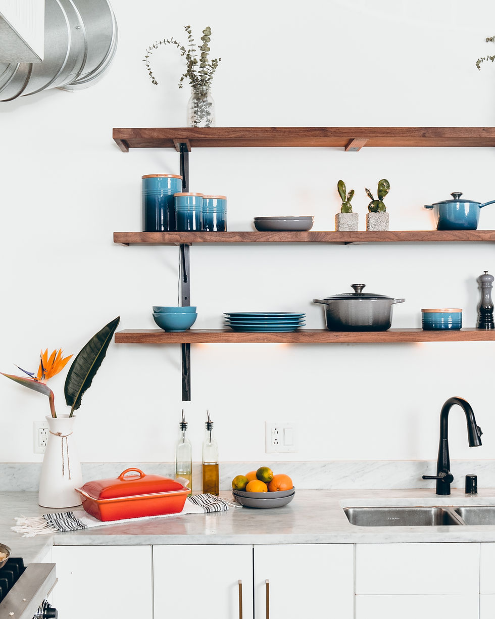 simple, clean and organized kitchen