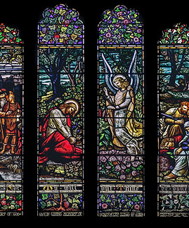 Glass stained christian art
