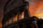 Majestic Colosseum at sunset, Rome