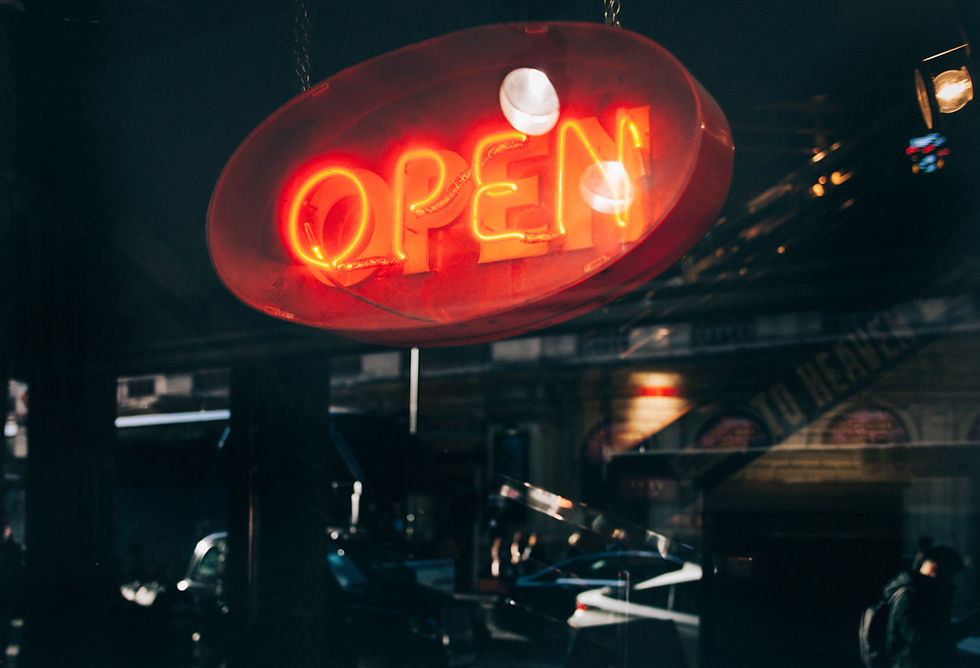 Open for Business - Safety Guidance for Restaurant and Bars