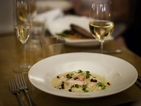 Chef Gianluca Deiana Abis: Risotto Allo Champagne/Champagne Risotto 