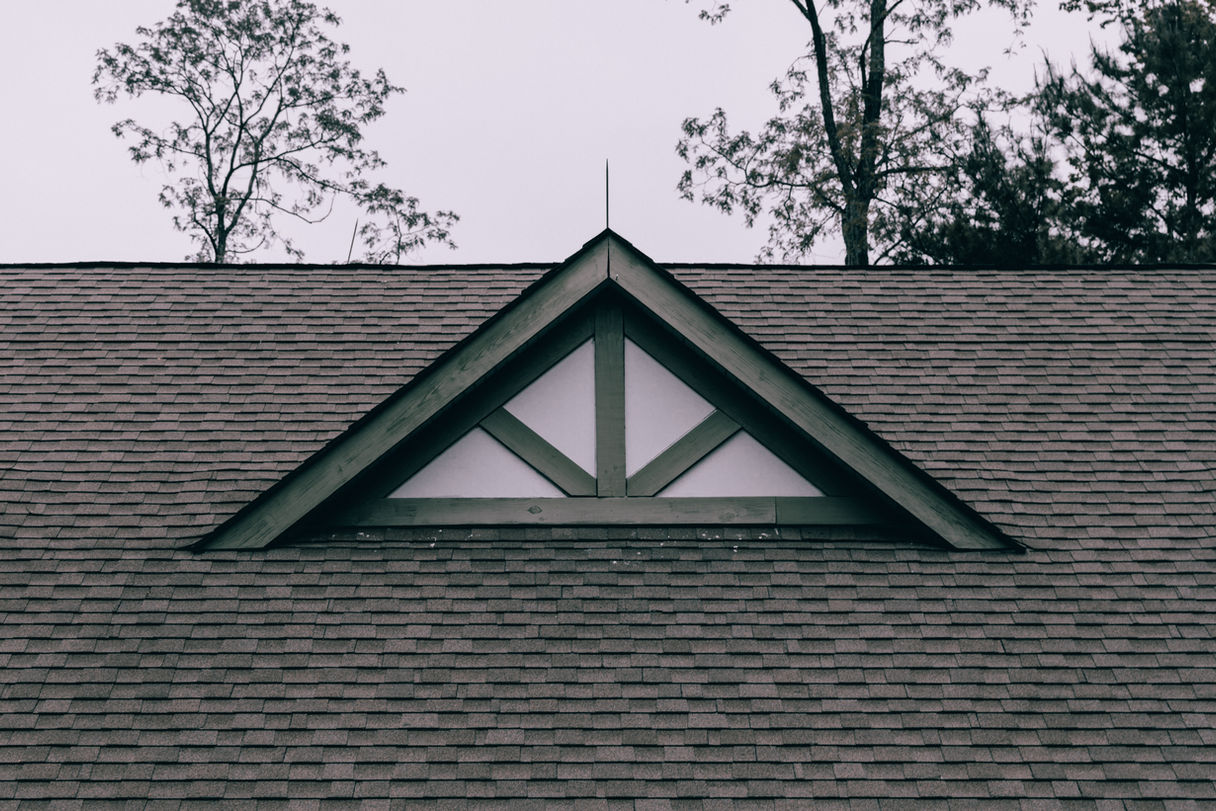 Roof of a home