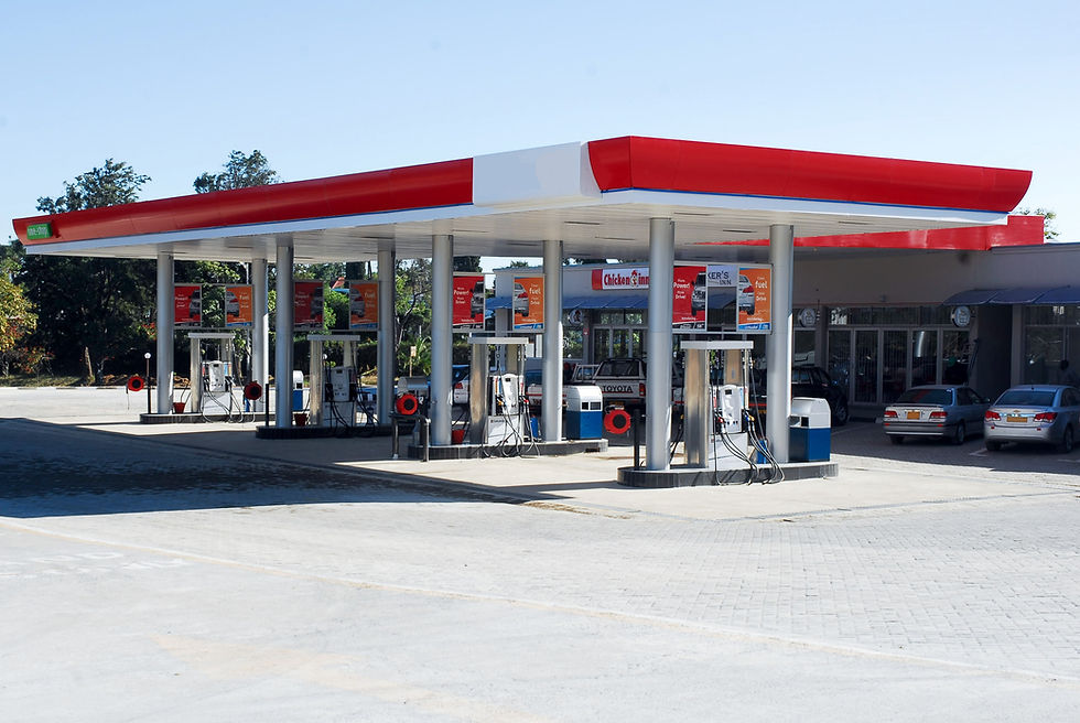 Gas station with appraisal services for commercial property.