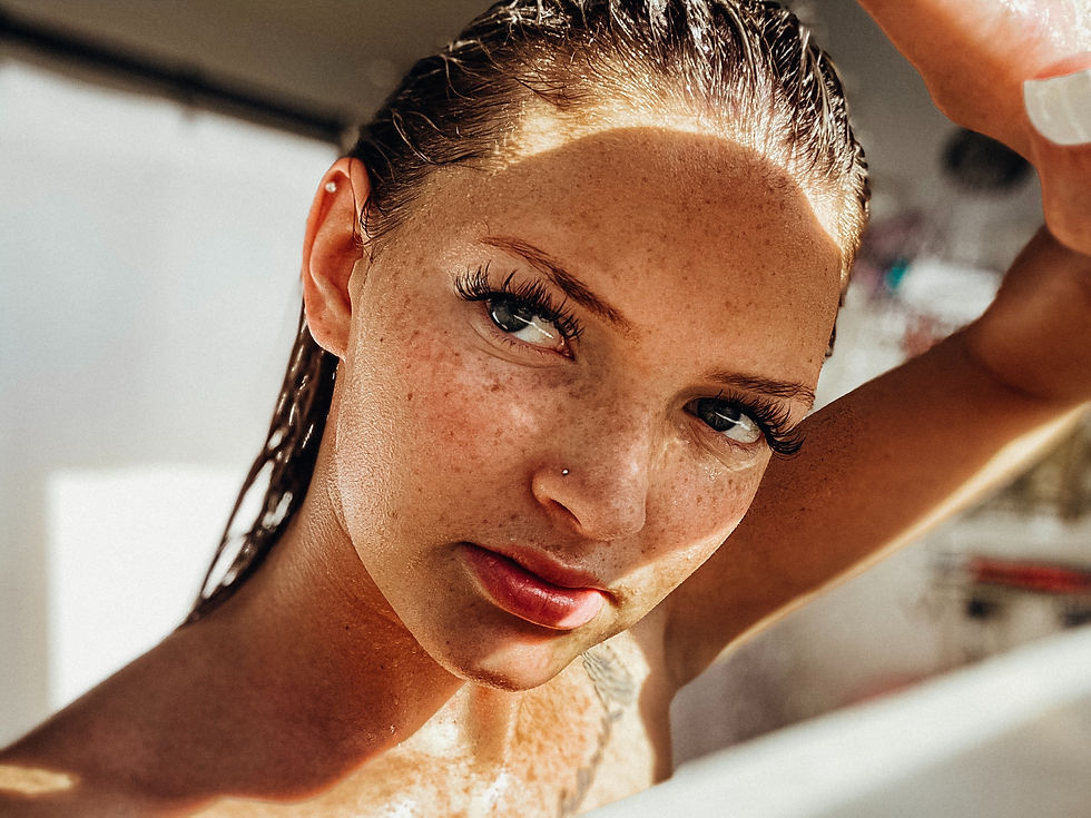 Rinsing hair with cold water will help seal the cuticle and extend your hair color