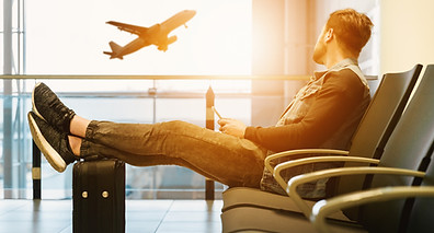 Viagem Aeroporto Café