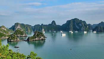 Halong bay landcapes