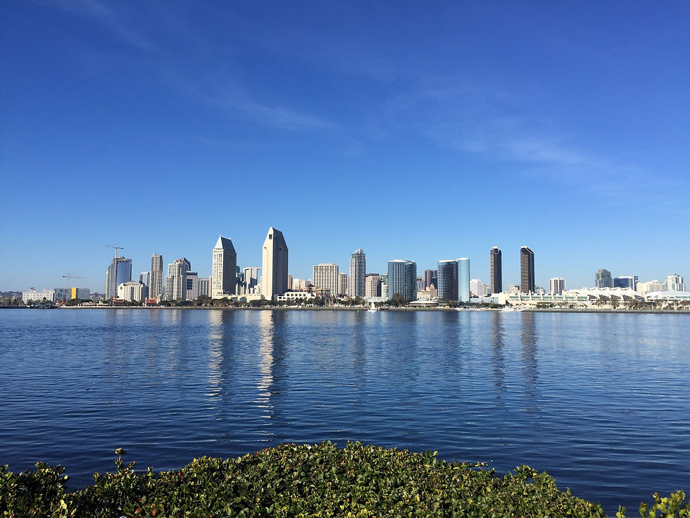 panoramic view of san diego taken by a local photographer