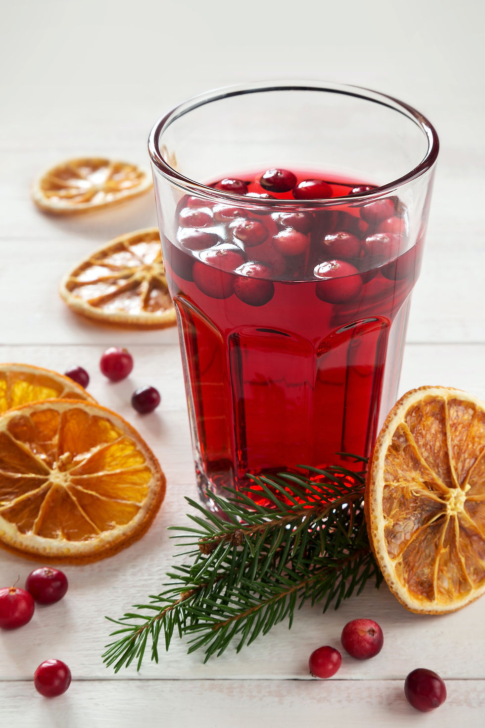Cranberry mocktail