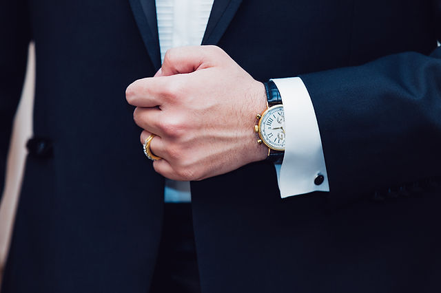 Dress shirt watch cuff best sale
