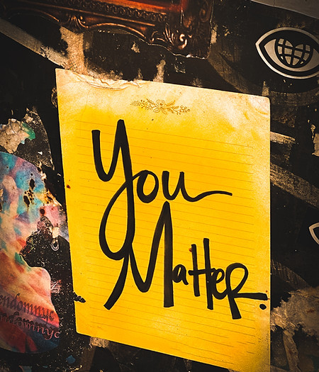 Bild mit You Matter im Sinne von Nutzenzentrierung