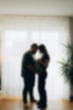 couple with newborn baby