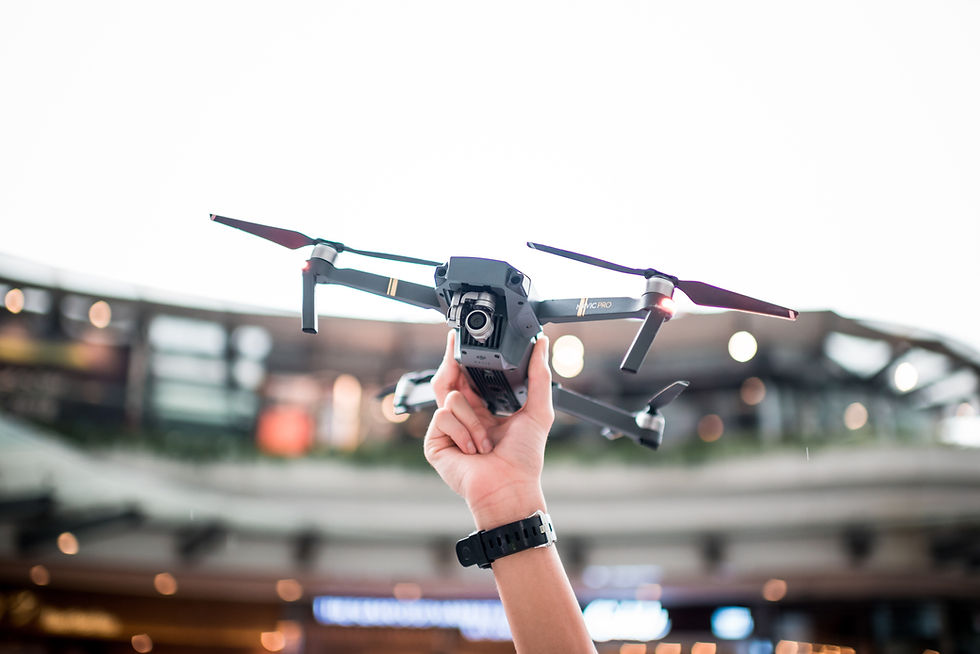 Drone pronto para voar