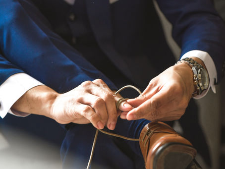 Como é a preparação do noivo para o casamento