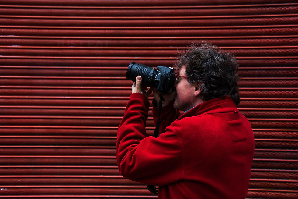 Photographer facing challenges.