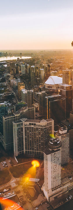 toronto city aerial view