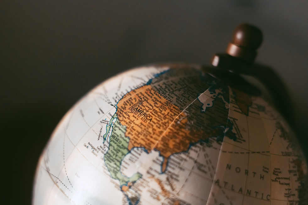 a world globe