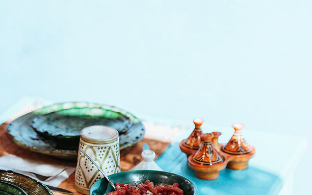 Moroccan Chicken Tajine with Apricots