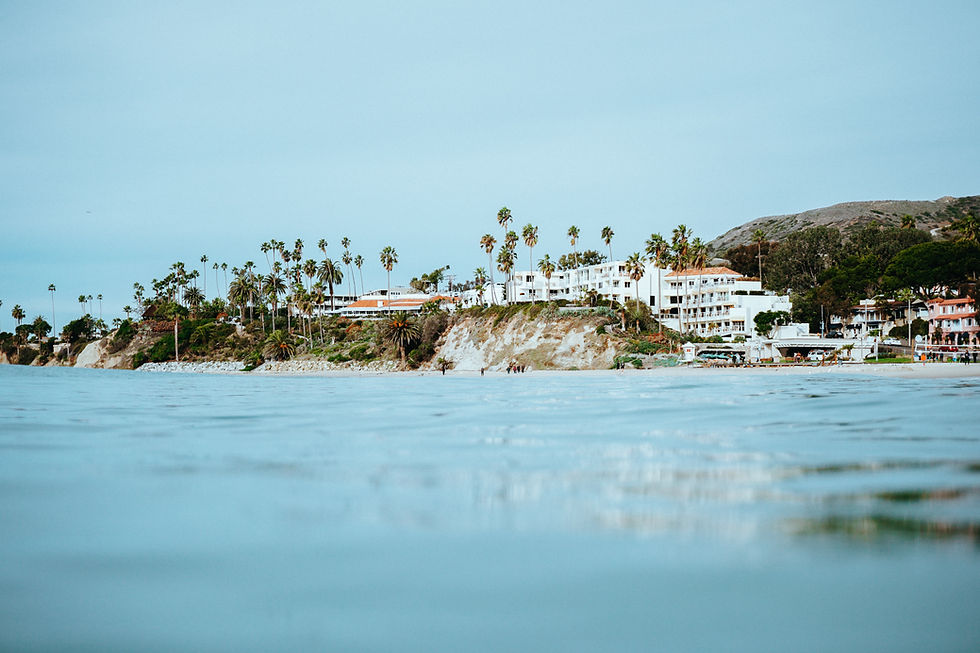 Laguna Beach, california coast line