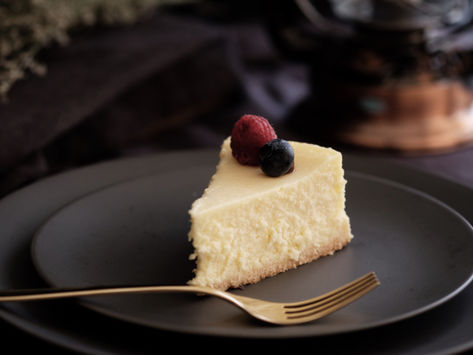 Eating My Humble Cheesecake