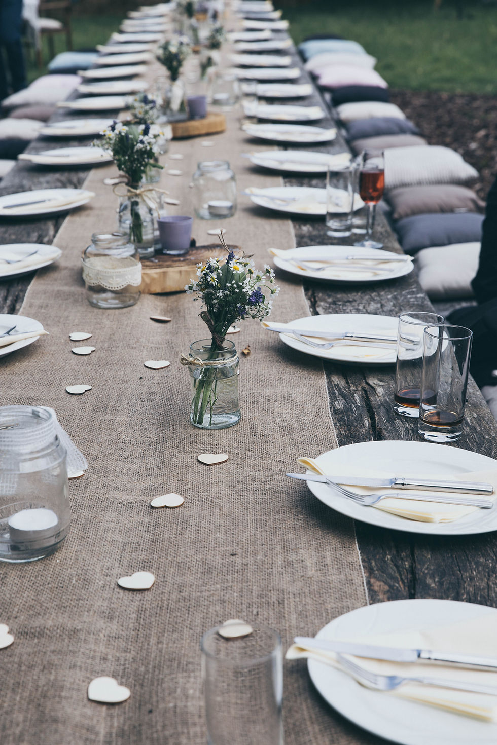 wedding reception table