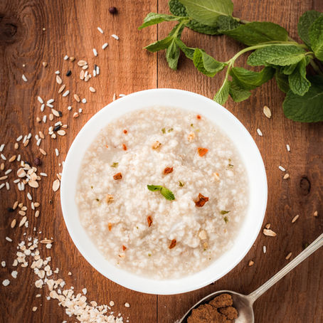 Porridge with Cinnamon Stewed Apples (serves 2)