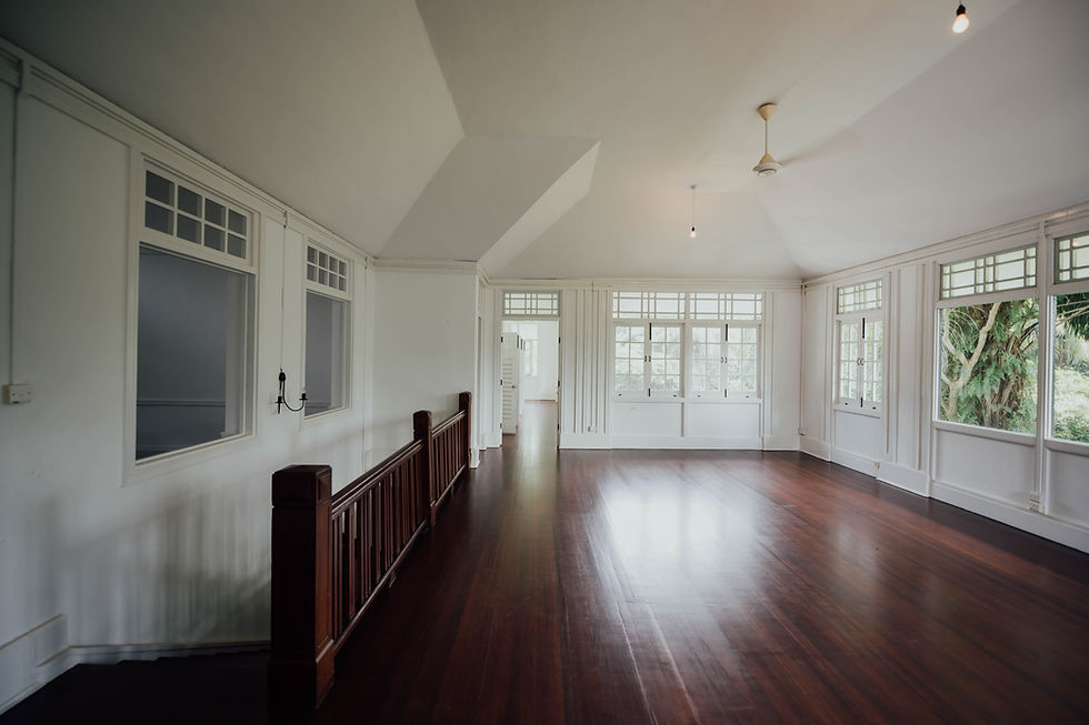 room with hardwood floors
