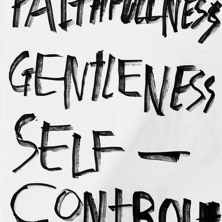 The Fruit of Temperence - Self-Control