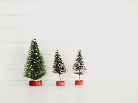All the decorated Trees!