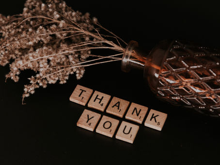 Thank you for showing up!