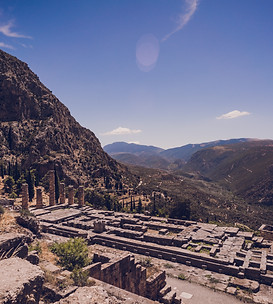 Image du site archéologique de Delphes