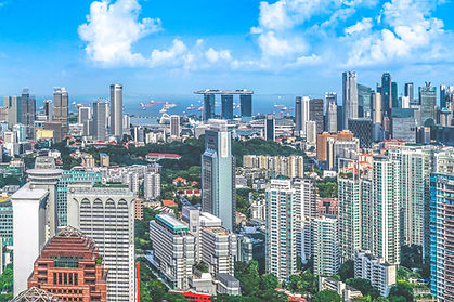 Image of Singapore skyline, indicating the strategic advantage of choosing Singapore for obtaining a Crypto Exchange License.