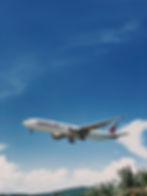 Qatar Airways plane taking off from Doha Hamad International Airport bound for Europe