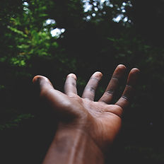 hand seeking spiritual mentoring