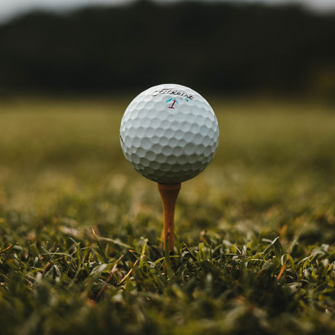 Golf Ball on a tee