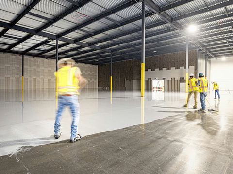 Commercial epoxy flooring