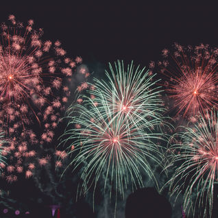 fireworks display