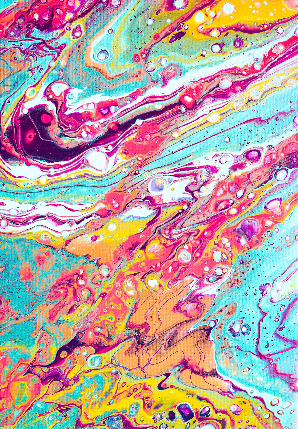 Paint pouring