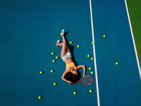 Balle à Colomiers pour le tournoi de tennis Primavera international junior
