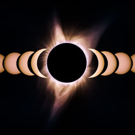 Illustration des phases lunaires