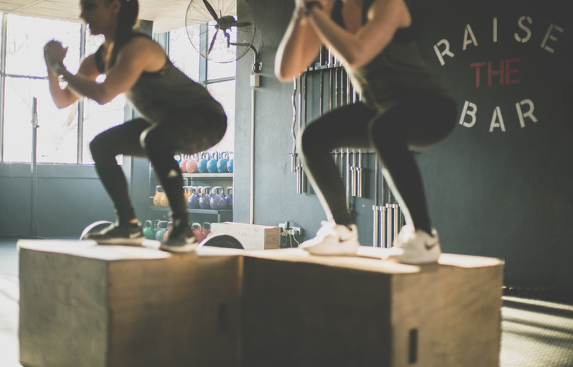 Women Exercising Together