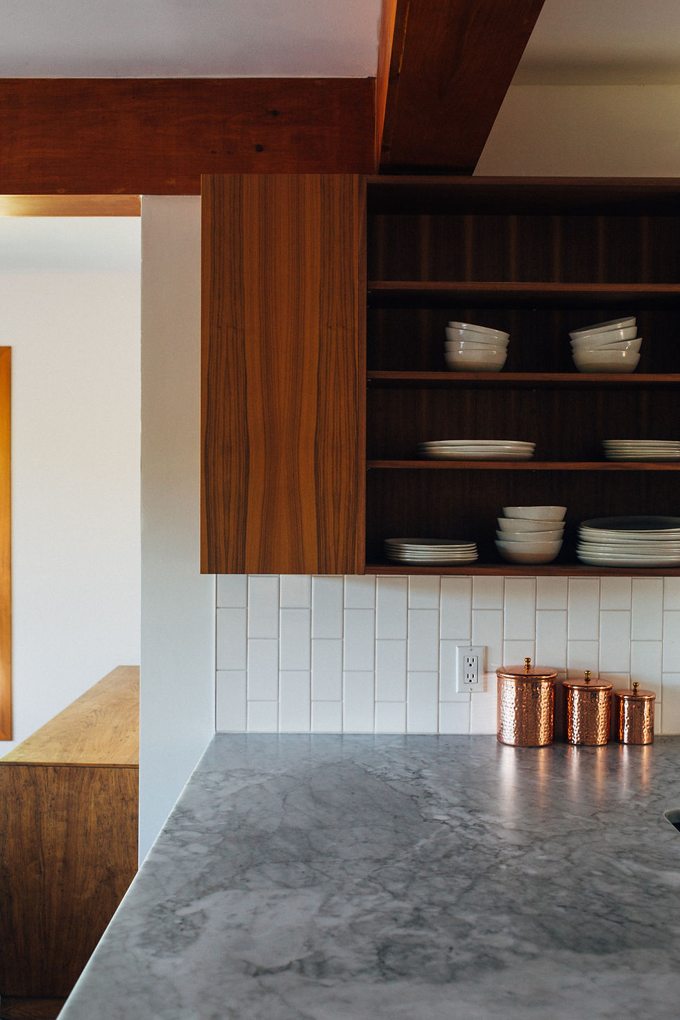 Open Kitchen Shelving