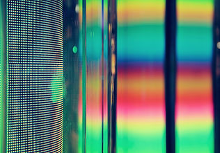 Abstract colorful light patterns