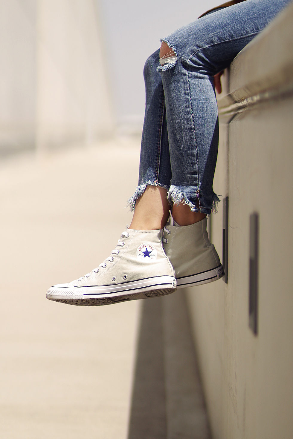 White Canvas Sneakers