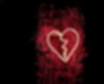 Neon broken heart representing emotional healing after a broken heart