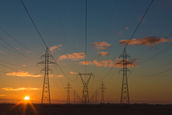high tension powerlines