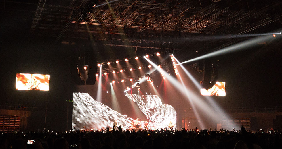 Large Venue Performance with Fun Lighting