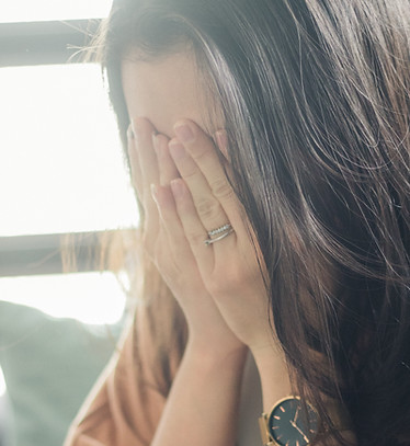 Woman crying