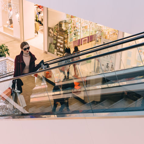 shopping in centro commerciale