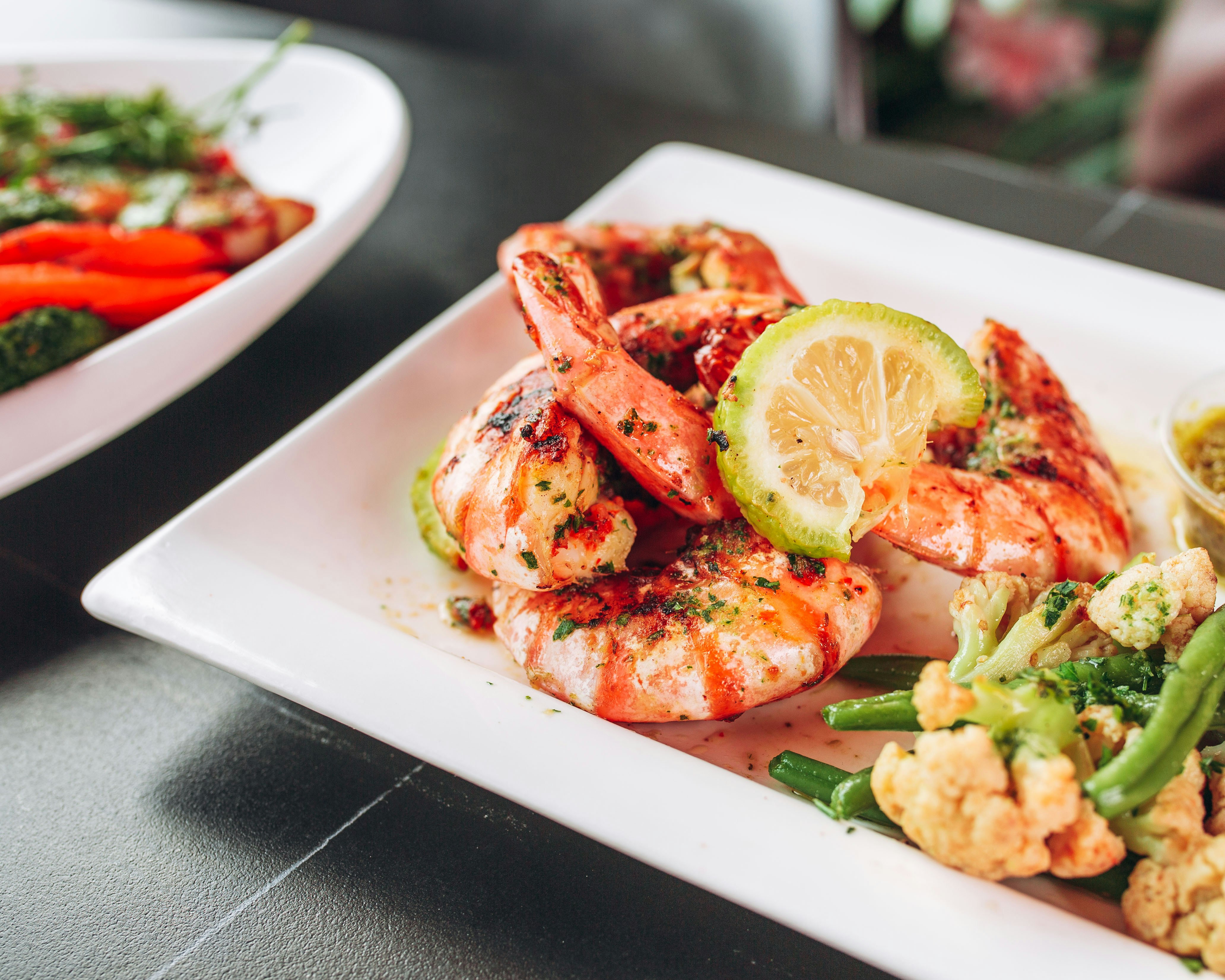 Arranged Food and Objects