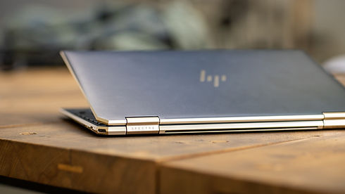 Image of an HP laptop available for rental, showcasing its sleek design and advanced features, perfect for business and personal use.